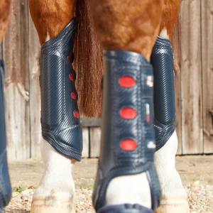 Carbon Tech Air Cooled Eventing Boots Navy Hind