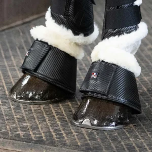 Carbon Tech Techno Wool Over Reach Boots Black