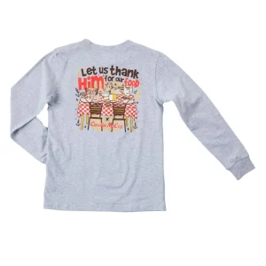 Cardin Mccoy Youth Let Us Think Him Grey Tee