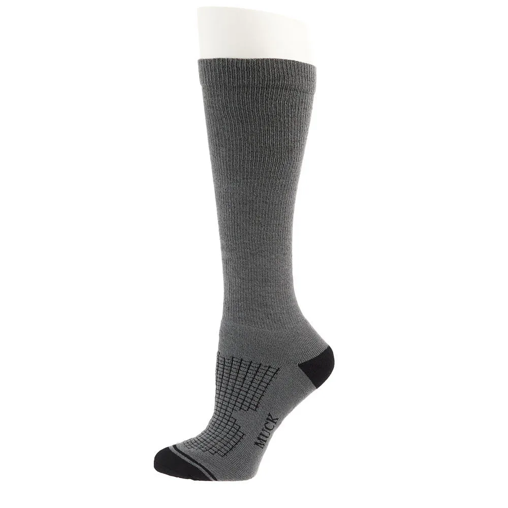 Carolina Hoisery Unisex Grey Lightweight Tall Ultra-Dri Boot Sock - Image 2