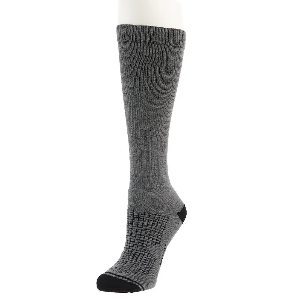 Carolina Hoisery Unisex Grey Lightweight Tall Ultra-Dri Boot Sock