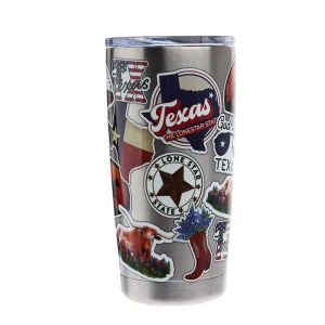 Carson Gifts Texas 20oz Stainless Steal Tumbler