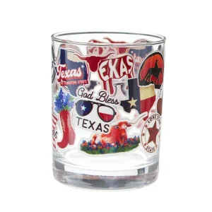 Carson Gifts Texas Rocks Glass