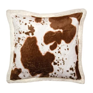 Carstens Hair on Hide Plush Sherpa Pillow