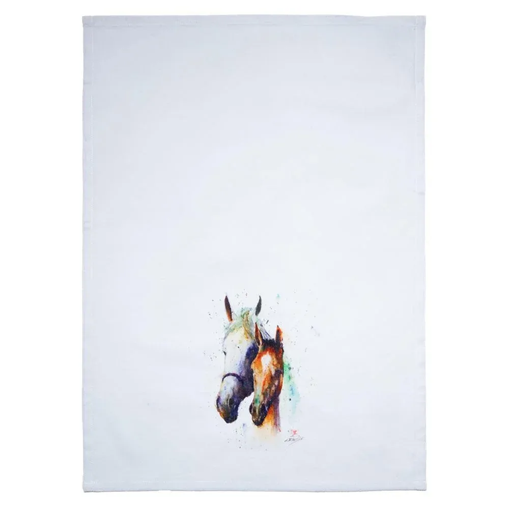 Carstens Two Horses Tea Towel
