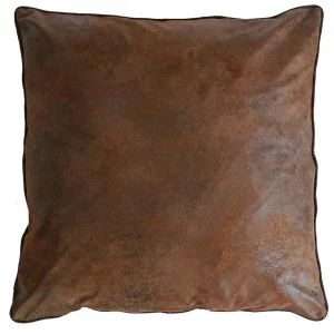 Carstens Wyoming Faux Leather Oversized Euro Pillow Cover 2pc