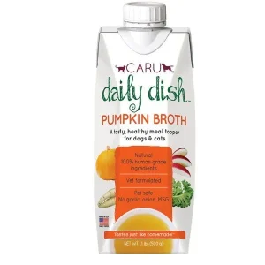 Caru Daily Dish Pumpkin Broth Canned Cat and Dog Food - 17.6 oz - Case of 12