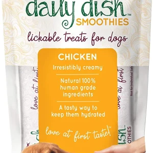 Caru Smoothies Chicken Lickable Treats Dog Treats and Wet Dog Food - 2 oz - Case of 12