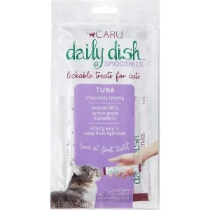 Caru Smoothies Tuna Lickable Cat Treats and Wet Cat Food - 2 oz - Case of 12