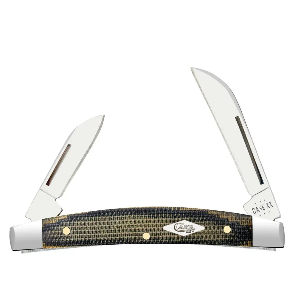 Case Green & Black Micarta - Small Congress