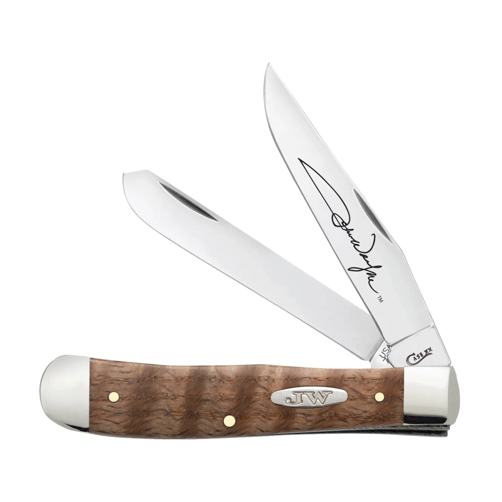 Case John Wayne Smooth Curly Oak Trapper