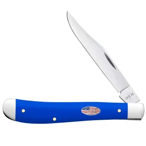 Case Royal Blue Synthetic Smooth Slimline Trapper