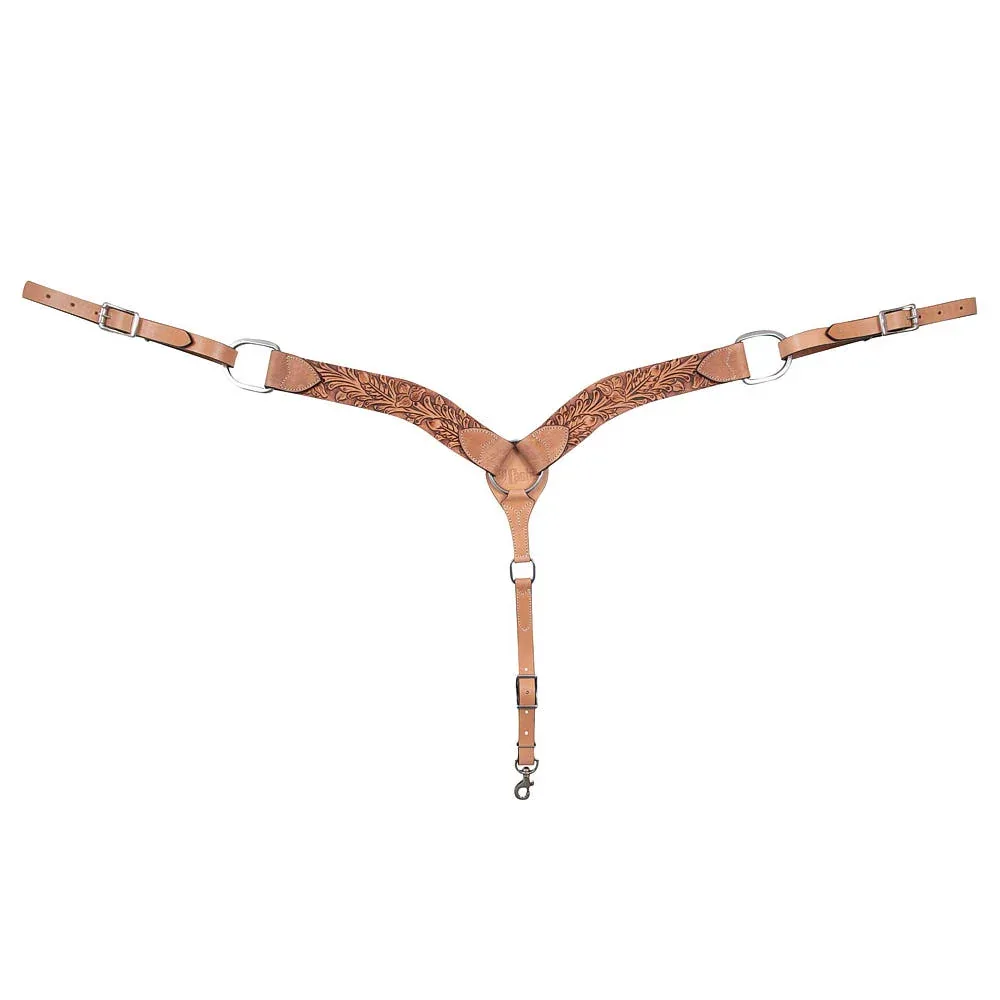 Cashel 2 1/4in Antique Leaf Breast Collar - Image 2