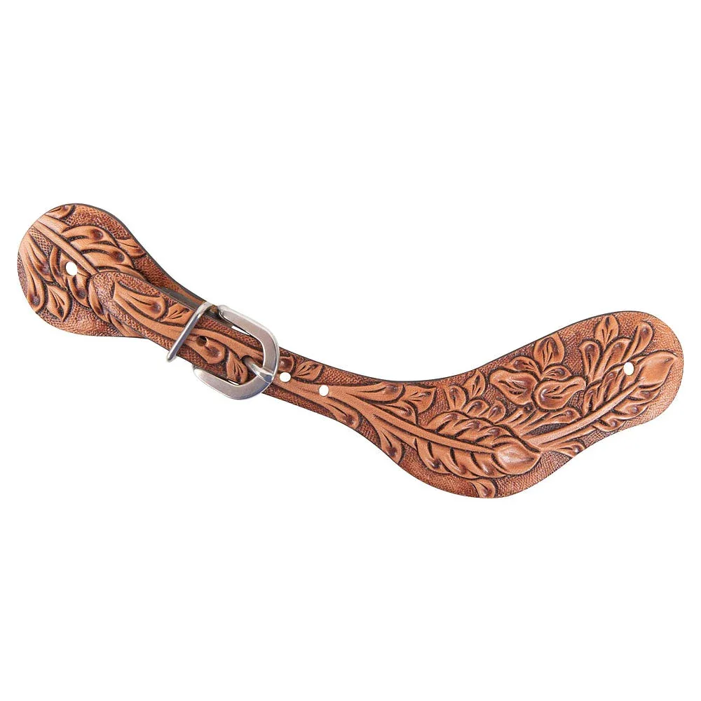 Cashel Antique Leaf Spur Straps - Image 2