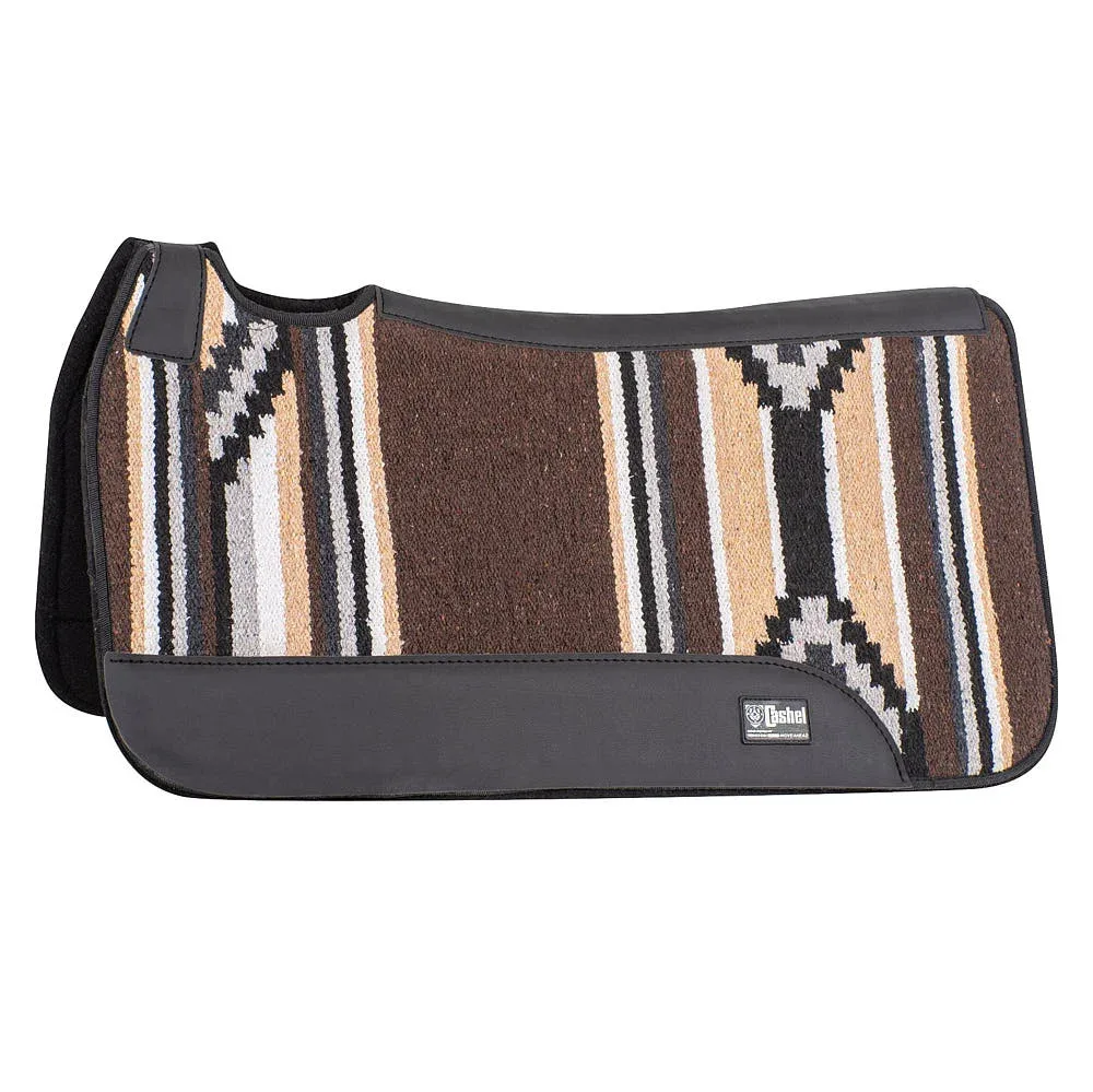 Cashel Tan Brown Blanket Top Felt Bottom Saddle Pad 31x32 - Image 2