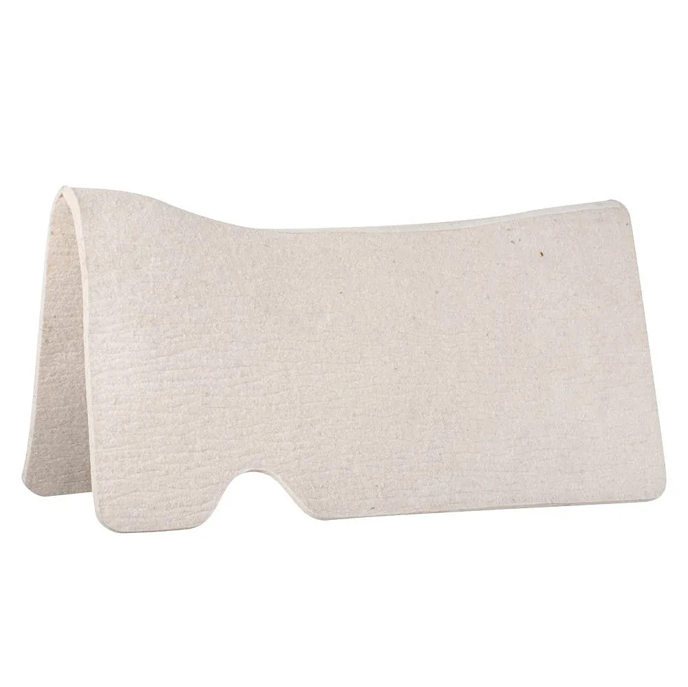 Cashel White 1/2in Felt 31x33 Western Saddle Pad Liner