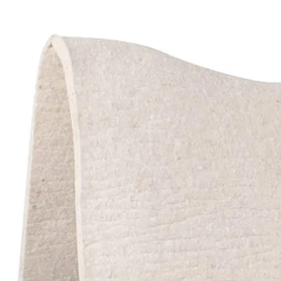 Cashel White 1/2in Felt 31x33 Western Saddle Pad Liner - Image 2