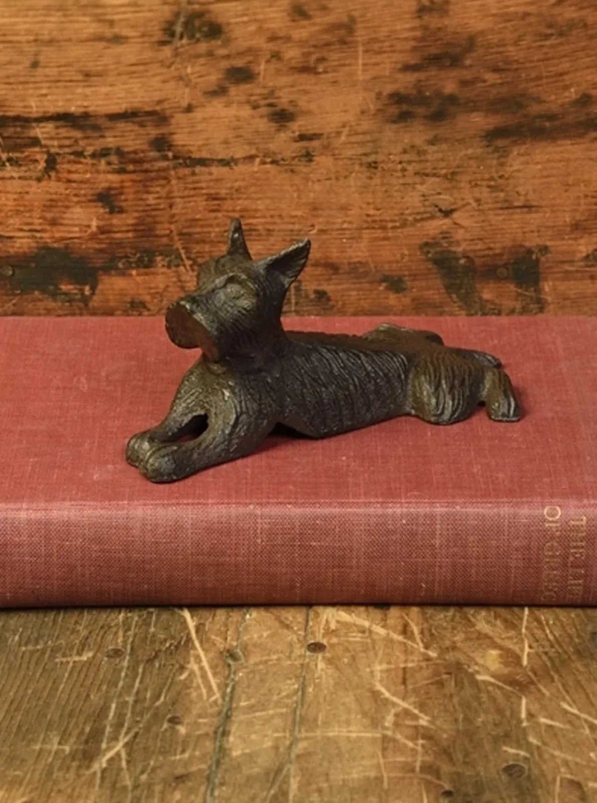 CAST IRON DOG DOOR STOP - Image 2