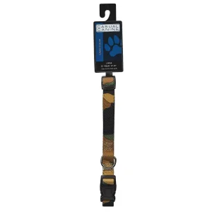 Casual Canine Camo Collar 14-20In Green