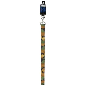 Casual Canine Camo Lead 4Ftx5/8In Green