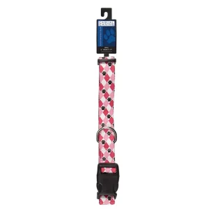 Casual Canine Patterns Collar Argyle 6-10In Pink