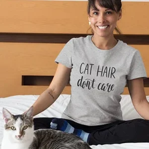 Cat Hair Don't Care T-Shirt