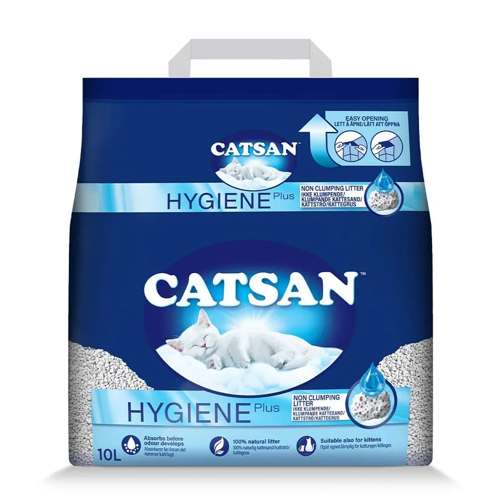 Catsan Hygiene Plus Unscented Non Clumping 100% Natural Cat Litter - Image 2