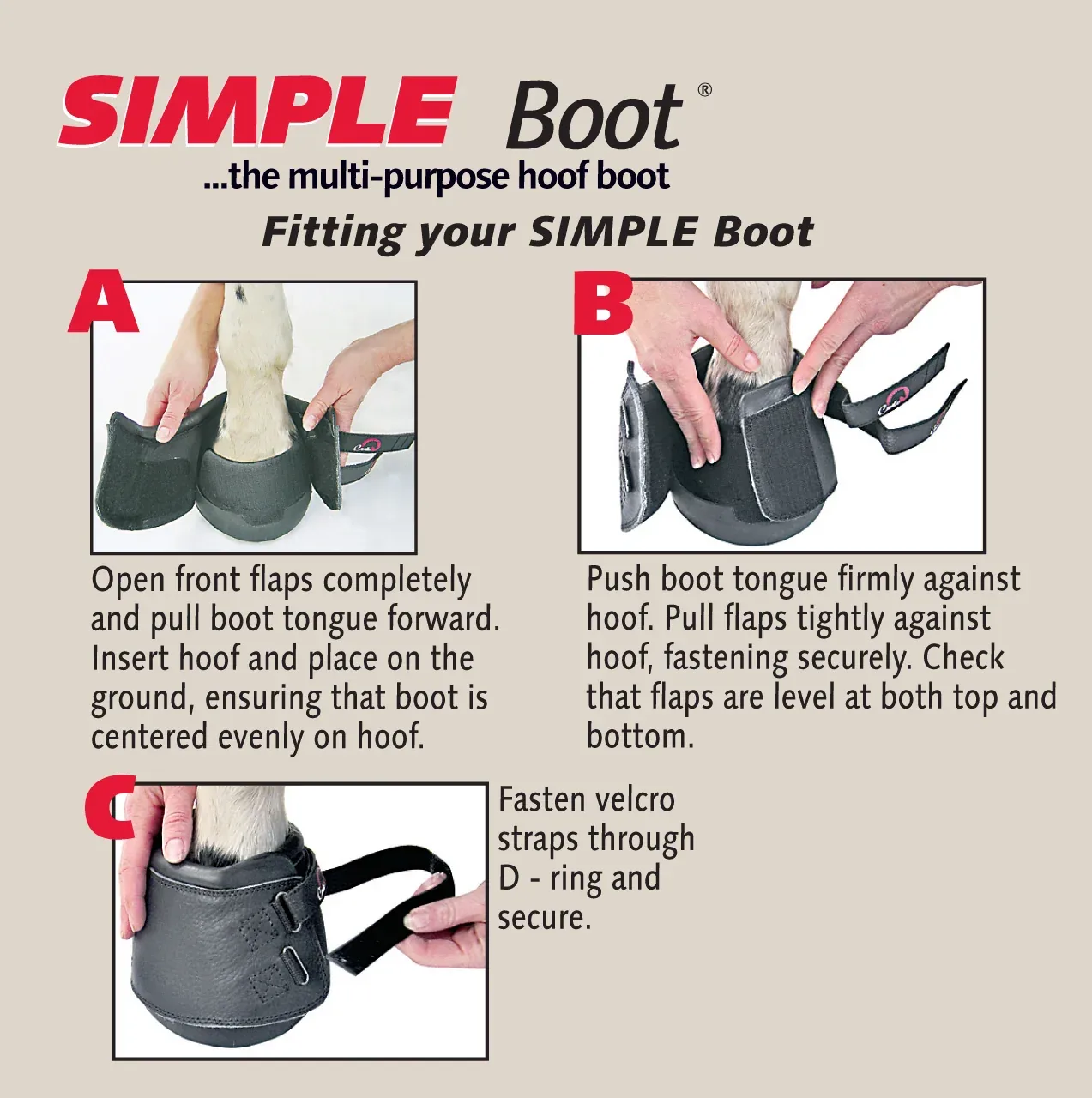 Cavallo™ Simple Slim Sole Hoof Boots - Image 2