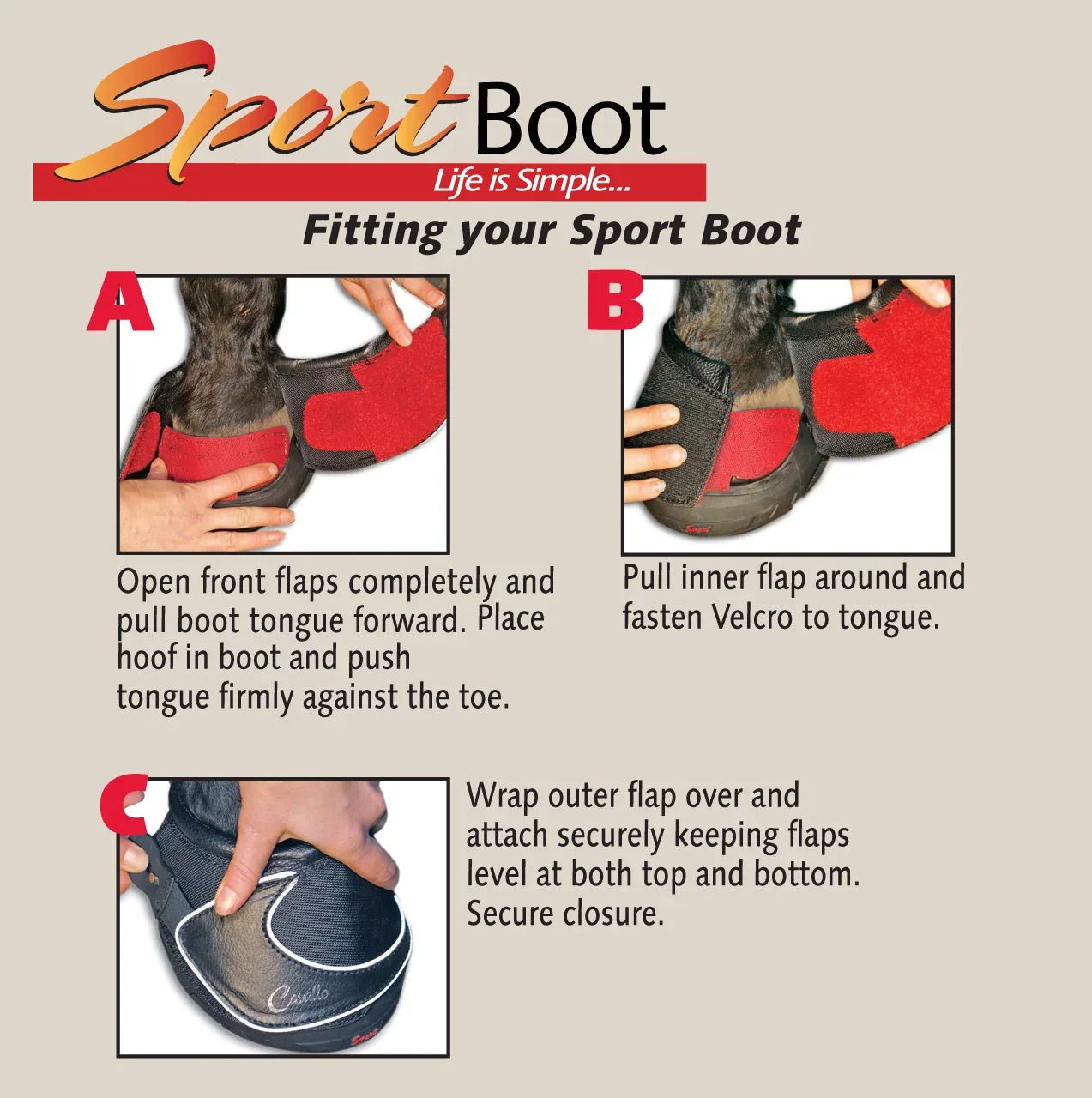 Cavallo™ Sport Regular Sole Hoof Boots - Image 2