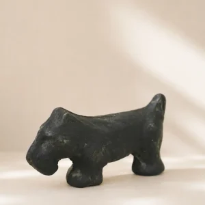 CELLULOID SCOTTIE DOG FIGURINE