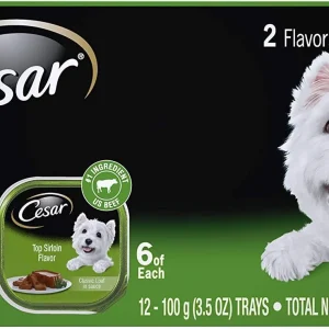 Cesar Canine Cuisine Beef & Poultry Multi-Pack Wet Dog Food - 3.5 oz - Case of 24