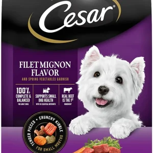 Cesar Dry Filet Mignon with Spring Vegetables Gourmet Dry Dog Food - 12 lb Bag