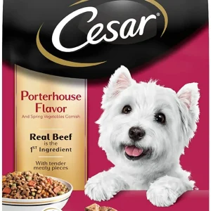 Cesar Dry Porterhouse Flavor Gourmet Dry Dog Food - 5 lb Bag