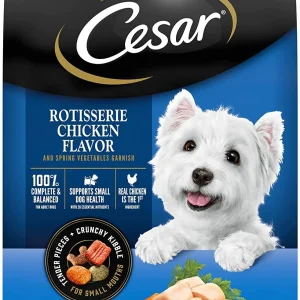 Cesar Dry Rotisserie Chicken Flavor Gourmet Dry Dog Food - 12 lb Bag