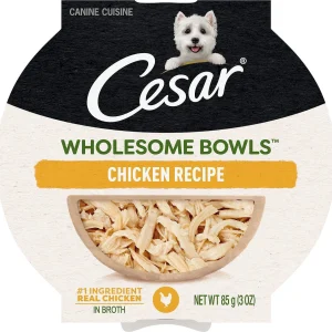Cesar Wholesome Bowls Chicken Wet Dog Food - 3 oz - Case of 10