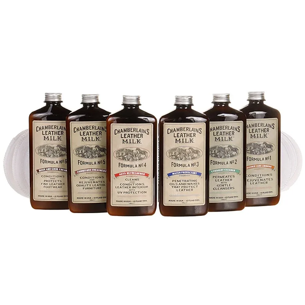 Chamberlain's Leather Milk Chamberlain's Complete Leather Care Set