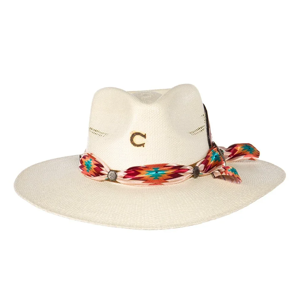 Charlie 1 Horse Navajo 3 3/4` Brim Aztec Band - Image 2