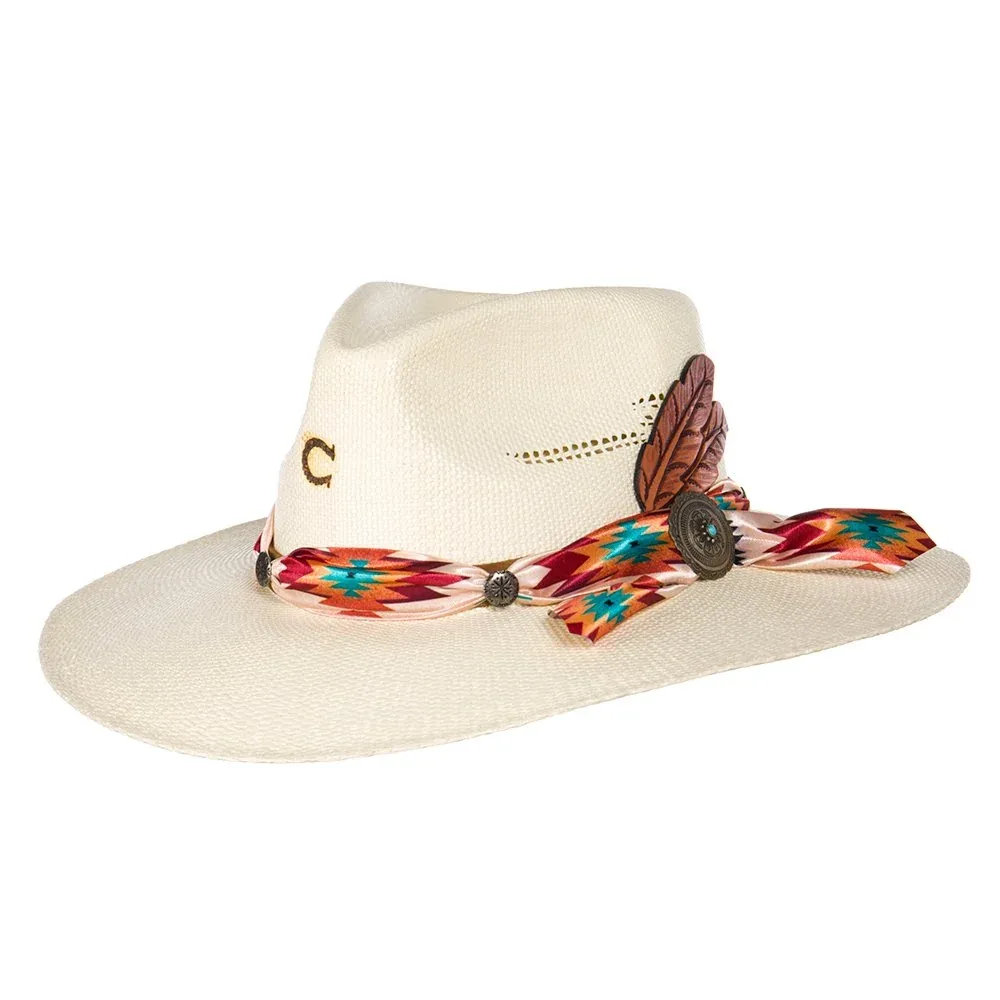 Charlie 1 Horse Navajo 3 3/4` Brim Aztec Band