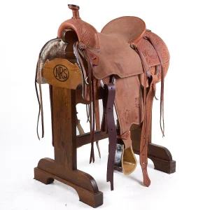 Chisholm Trail Used 15in 1/4 Floral Tooled Pleasure Saddle