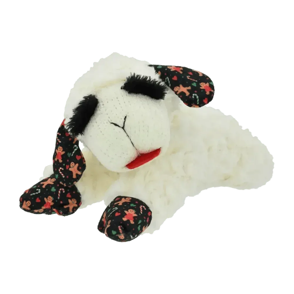 Christmas Lamb Chop Dog Toy - Soft Plush Fun for Your Furry Friend