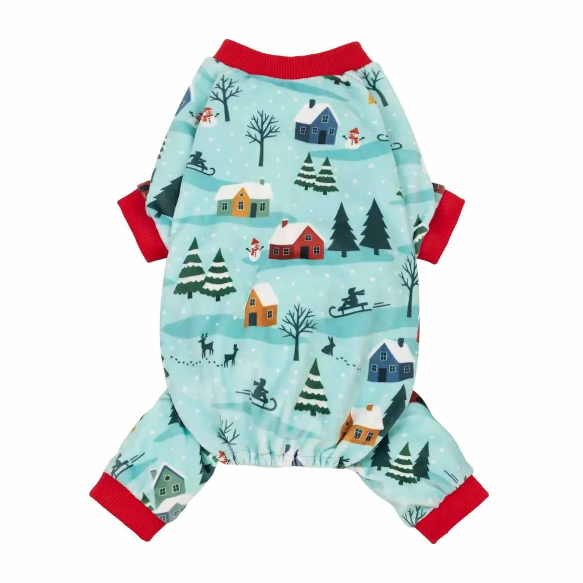 Christmas Village Dog Pajamas