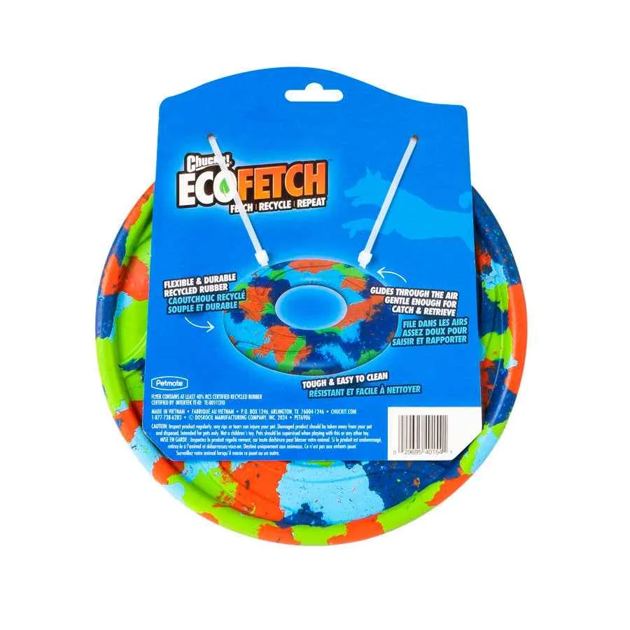 Chuckit! EcoFetch Recycled Rubber Flyer Dog Toy - Image 2