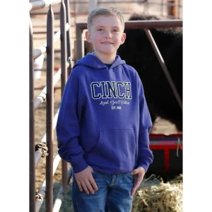 Cinch Boys Purple Fleece Hoodie