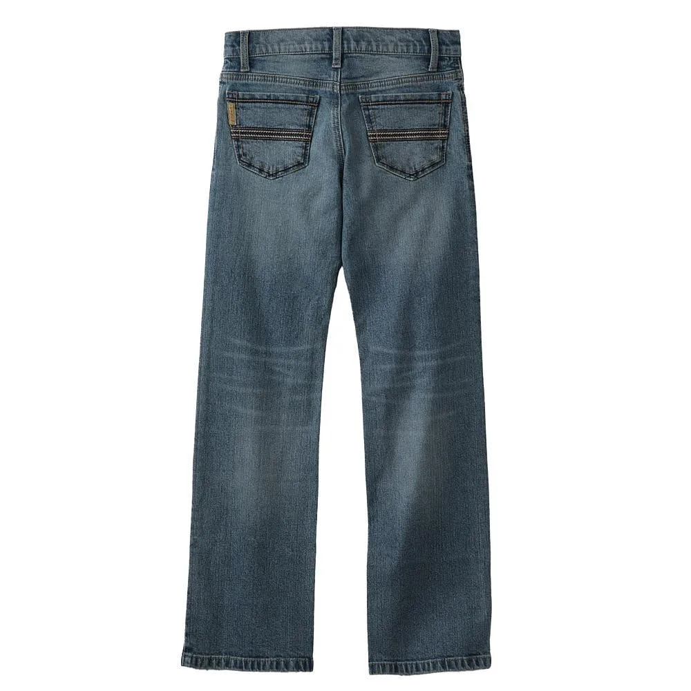 Cinch Boy's Relaxed Medium Stone Wash Jeans