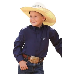 Cinch Boy's Solid Royal Shirt
