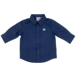 Cinch Infant Boy's Solid Royal Shirt