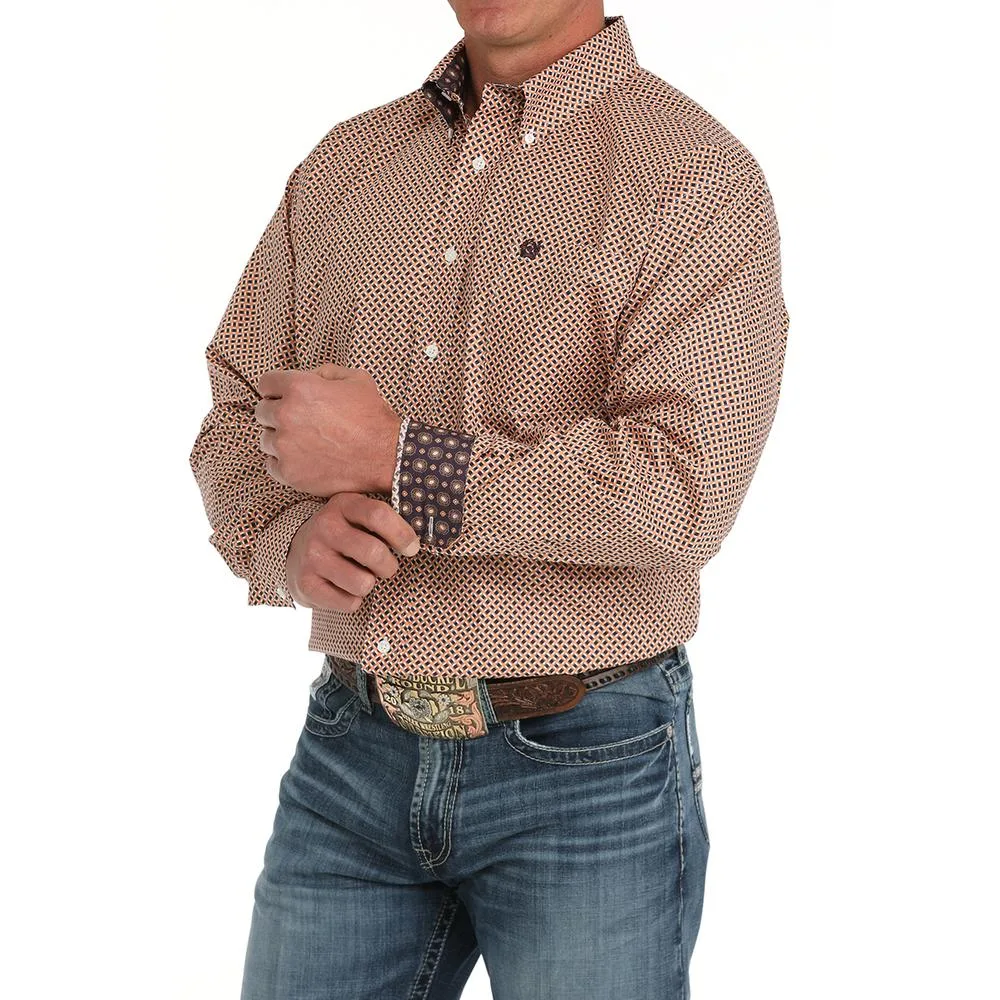Cinch Men Coral Print Classic Shirt - Image 2