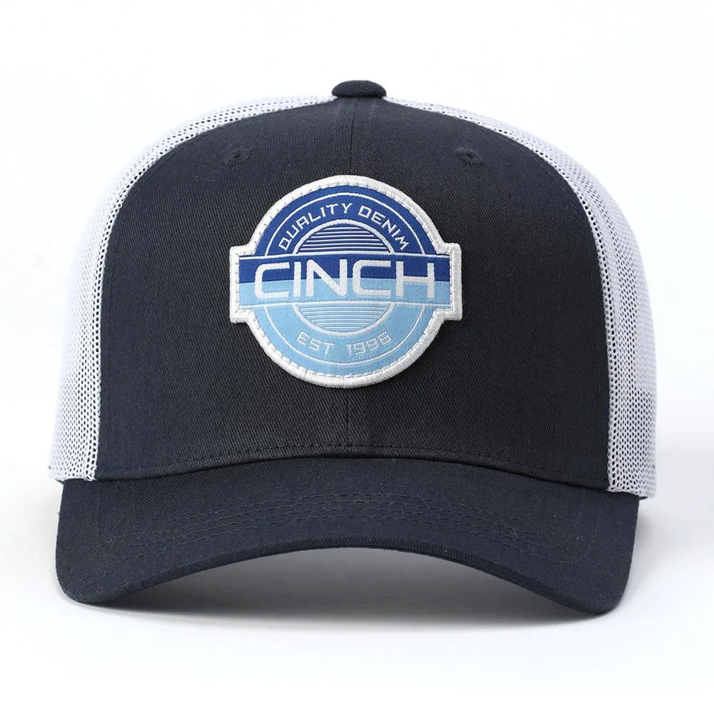 Cinch Mens Logo Blue Trucker Cap