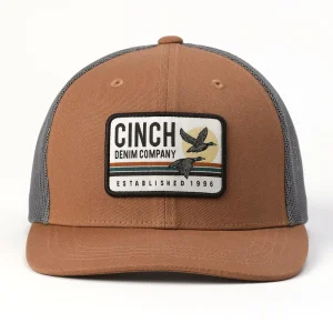 Cinch Men's Logo Gold Cap