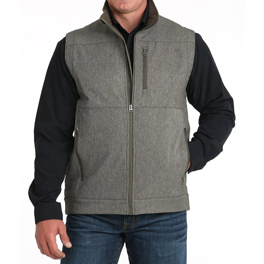 Cinch Men's Olive Bonded Conceal Carry Vest